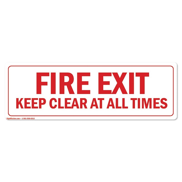 Fire Exit 16in Non-Slip Floor Marker, 12PK, 16 in L, 16 in H, FD-C-16-12PK-99937